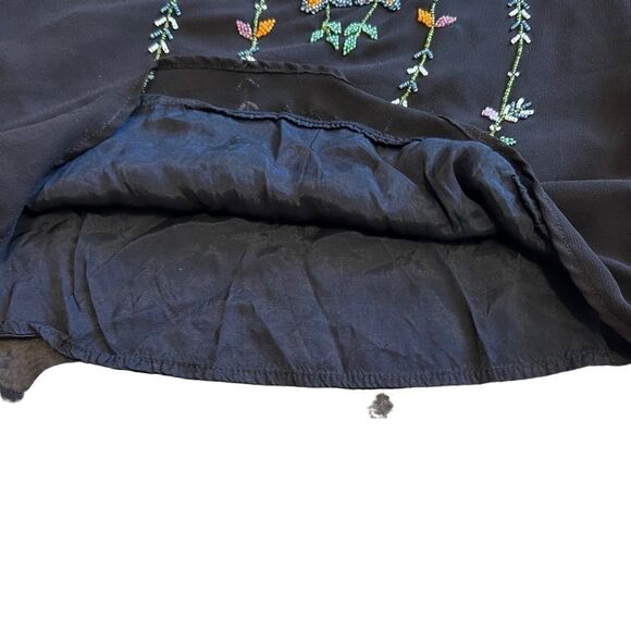 Hazel Black Beaded Tank Top. Size Medium. Great Condition! - Picture 7 of 11